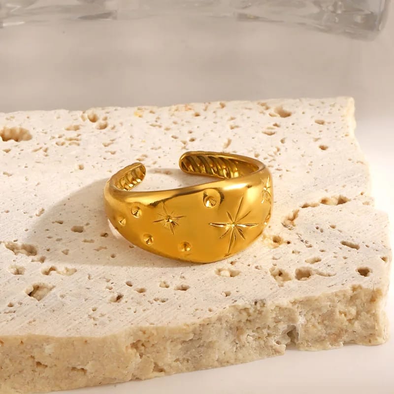 Anillo Diseño Estrellas