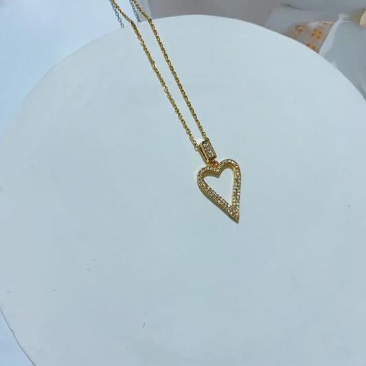 Collar Dorado Corazón