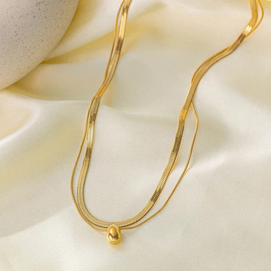 Collar Dorado Gota